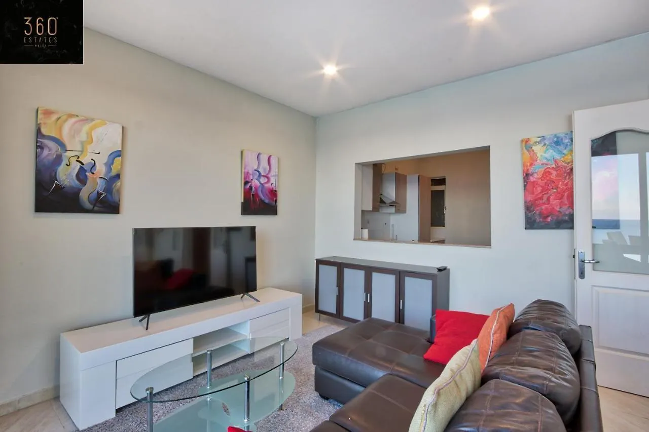 Sliema Seafront 3Br - Opposite Beach - Ac & Wifi By 360 Estates Malta